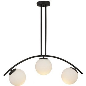 Resim Fralde 3Lü Siyah Modern Mutfak Cafe Restoran Için Uygun Retro Salon Avize 