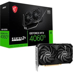 Resim Binbir Göz Bilgisayar Msi Geforce RTX4060TI Ventus 2x Black 8gb Oc Gddr6 128 Bit Dlss 3 Ekran Kartı 