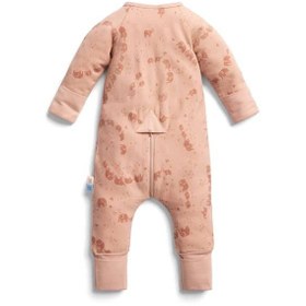 Resim ErgoPouch Organik Pamuklu Patikli Pijama Tulum 0.2 TOG Elephant Parade Pembe - Pembe / 3-6 Ay 