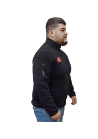Resim Taktik 5 Cepli Pls Polar Siyah Renk Bayrak Nakış Işlemeli Siyah 