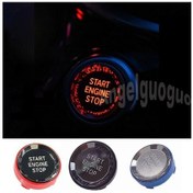 Resim Cam-gümüş-araba Motoru Çalıştırma Durdurma Anahtarı Düğmesi Çıkartmalar Bmw X1 E84 E81 E87 X5 E70 X6 E71 E90 E60 E9 