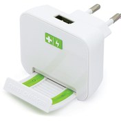 Resim Swiss Charger Şarj Cihazı Telefon Tutuculu Şarj Adaptörü EcoMax 5V 2.4A 12W 