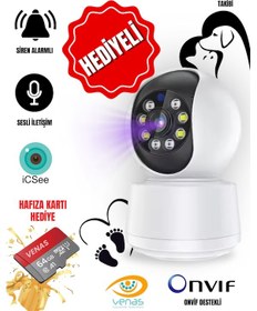 Resim Hareket Algılamalı Sesli İletişimli Gece Görüşlü Bebek Kamerası 