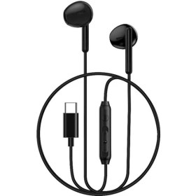 Resim Wiwu Type-C Kulakiçi Kablolu Kulaklık Wiwu EB314 Hi-Fi Ses Kaliteli Siyah 