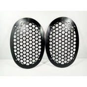 Resim For-X Oval Hoparlör Kapağı – Plastik Kaliteli Oval Midrange Hoparlör Kapak – 2 Adet 