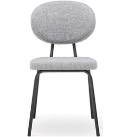 Resim Enza Home Flabel Sandalye-Koyu Gri 