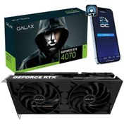 Resim GALAX GeForce RTX 4070 1-Click OC 2X V2 12GB GDDR6X 192 Bit DLSS 3 Ekran Kartı (47NOM7MDABXV) 