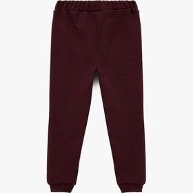 Resim Koton Beli Lastikli Cepli Basic Jogger Eşofman Altı Bordo 6wmb40036tk Bordo 
