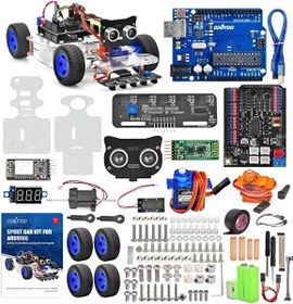 Resim Osoyoo İnşa Edilecek Robot RC Akıllı Araba Diy Kiti B096D8P8G7 