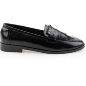 Resim Siyah Kadın Loafer Ayakkabı K01212011012 Siyah 