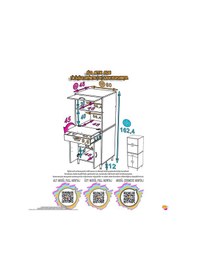 Resim Eliusta Ora 48 Cm Derinlikte Beyaz Mutfak/kiler Dolabı 60x162,4x48 Cm 1 Çekmece 4 Kapak Modüler Dolap Beyaz 