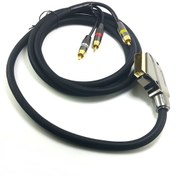 Resim Electroon Scart 3Rca Gold Kablo Metal Fişli 2Mt 