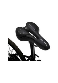 Resim Wondernest Yumuşak Yastıklı Yastık West Siyah Silikon Nefes Minderi Koltuk Bisiklet Bıkıng Alabilir - Ergonomik Tasarım - Bw Siyah 