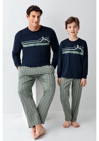 Resim Rolypoly Erkek Çocuk Lacivert Pijama Takımı Rp3648-c-v1 