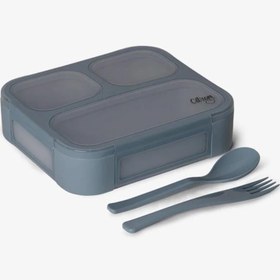 Resim Citron Çatal ve Kaşıklı Bento Beslenme Kutusu Seti - Dusty Blue 1061992 