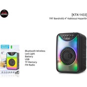 Resim Subzero Rgb Işıklı 4’’ Bluetooth Hoparlör Ktx-1433 