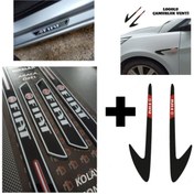 Resim Aksefuar Lazer Fiat Fiorino Kapı Eşiği + Logolu Çamurluk Venti Set 