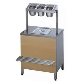 Resim Küver Ünitesi Takımı, Standlı, Ahşap Kaplı, 70x70 Cm 