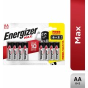 Resim Energizer Alkalin Max Aa Kalem Pil 6+2 