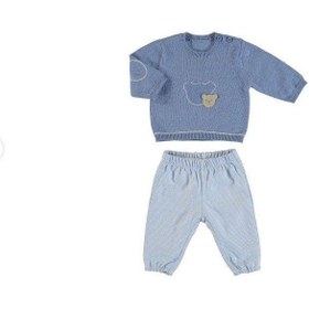 Resim Mayoral erkek bebek kazak pantolon 2 li set 2557 - KIRMIZI / 0-1 ay 