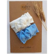 Resim KUZEY STORE 2li Ribana Bebek Bandana 