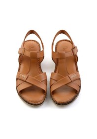 Resim Bambi Taba Leather Kadın Sandalet K05907020703 Taba 