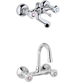 Resim Erce Klasik Banyo ve Lavabo Bataryası 