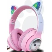 Resim Subzero Sw- 90 Catheadset 5. 3 Wireless Katlanabilir Işıklı Bluetooth Kulaklık 