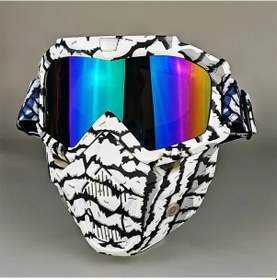 Resim Willowhaven A Tam Yüz Motosiklet Maskesi: Ayarlanabilir, Uv Korumalı, Rüzgar Geçirmez 