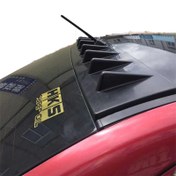 Resim Mitsubishi Lancer 2009 - 17 Cam Üstü Spoiler Plastik Boyasız 