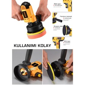 Resim Assur 450W Elektrikli 125MM Dikey Polisaj Zımpara Makinesi 