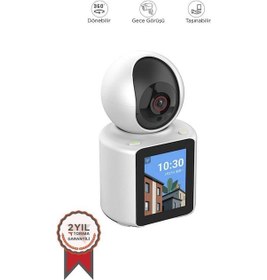 Resim Torima Cmr-11 Monitörlü Smart Ip Full Hd 360 Akıllı Güvenlik Kamerası Bebek Kamerası 