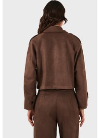 Resim Via Dante Bayan Ceket 68620513suede Kahve Kahve 