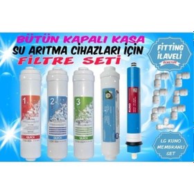 Resim Sulook Kapalı Kasa Su Arıtma Cihazları Için Filtre Seti 