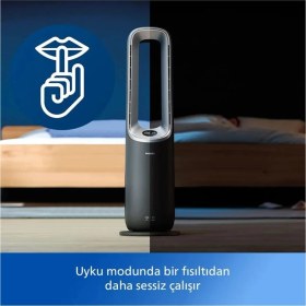 Resim Philipsc Premium 3'ü 1 Arada Hava Temizleyici, Fan ve Isıtıcı Hepa ve Aktif Karbon Filtreli 70M2,ULTRA Sessiz + Onerous Lambader Hediye 