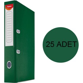Resim Noki Dar Plastik Klasör (56412-160) Yeşil 25 Li Koli 