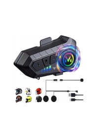 Resim Y10 Kask Kulaklık Bluetooth Motosiklet Kulaklık 5,3 Bluetooth Intercom Motorsiklet Kulaklık 