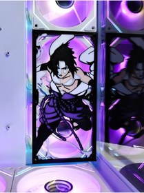 Resim Caseybox Sasuke 120x240 Mm Oyun Pc Aksesuarı, Masaüstü Bilgisayar Fan Kapağı Gaming 