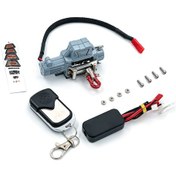 Resim Xindoker Rc Araçlar İçin Gri Tamiya Pluglu Alüminyum Çeker Kiti Trx-4, Scx10, D90 Uyumlu - 5-7.4v Kontrol Sistemi 