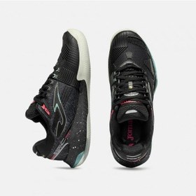 Resim Joma Tpoıs2601ac Point Erkek Toprak & Sert Kort Tenis Ayakkabısı Siyah 