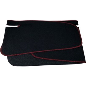 Resim Midkan Tofaş Cam Önü Halısı-Şahin Doğan Alçak Ğöğüs Cam Önü Topito Havlusu Halısı Kırmızı Dikişli 