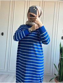Resim deywearst Çizgili Tesettür Tunik S-XL 
