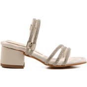 Resim Aspor Sedef Taşlı Kız Çocuk Sandalet Çok Renkli 