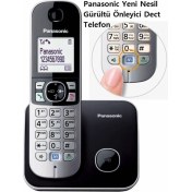Resim Panasonic KX-TG6811 Telsiz Telefon - Siyah 
