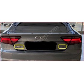 Resim Audi A7 Ve Tfsı Krom Bagaj Yazısı Seti 2'li Paket 