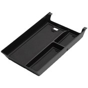 Resim Synodicmonth Xpeng P7i 2023 İç Mekan Merkezi Depolama Düzenleyici Konteyner Tepsi Aksesuarları İçin Araç Orta Konsol Kol Dayanağı Saklama Kutusu 