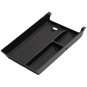 Resim Synodicmonth Xpeng P7i 2023 İç Mekan Merkezi Depolama Düzenleyici Konteyner Tepsi Aksesuarları İçin Araç Orta Konsol Kol Dayanağı Saklama Kutusu 