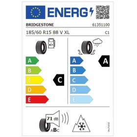 Resim Bridgestone 185/60R15 88V XL M+S 3Pmsf Weather Control A005 Evo Dört Mevsim Lastiği 2026 