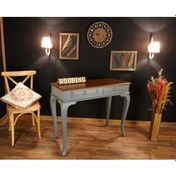 Resim Wooding 120 Cm Çekmeceli Masif Gri Ceviz Dresuar (548588468) Gri 
