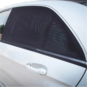 Resim Baffhome Ankaflex 2 Oto Güneşlik Perde Siyah Renkli Araba Yan Cam Perdesi 130 x 65 cm Koruyucu Örtü 